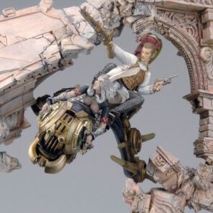 Balthier And Fran Diorama (studio)