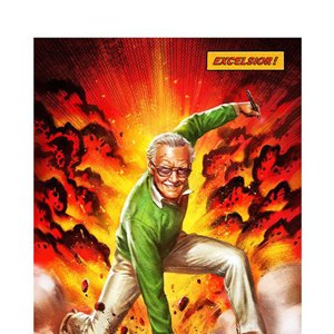 Stan Lee Excelsior! Art Print (Ian MacDonald)
