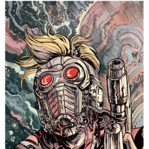 Star-Lord Art Print (Vincenzo Riccardi)