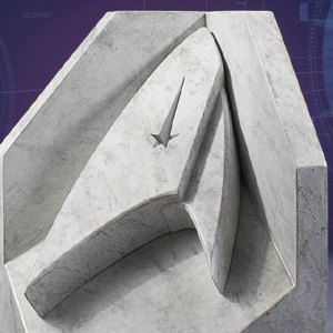 Starfleet Emblem Stonework Faux Marble Bookend