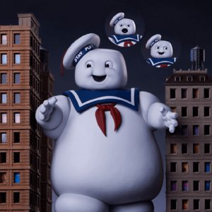 Stay Puft Marshmallow Man Diorama Deluxe