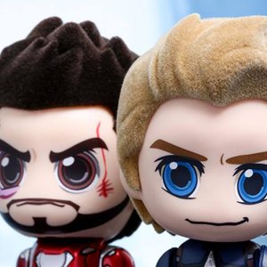 Steve Rogers And Tony Stark Velvet Hair Cosbaby