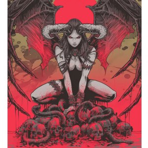 Succubus Art Print (Godmachine)