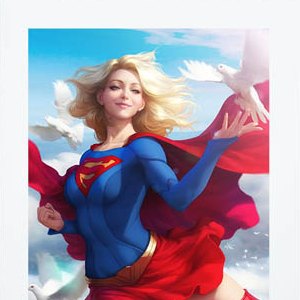 Supergirl Art Print (Stanley Lau)