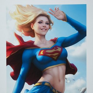 Supergirl Art Print (Stanley Lau)