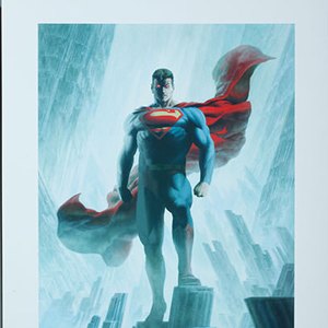 Superman Justice League Trinity Art Print (Kris Anka and Fabian Schlaga)