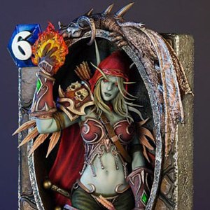 Sylvanas Windrunner 3D Art Frame