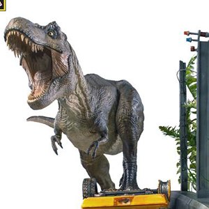 T-Rex Attack Battle Diorama (SET A)