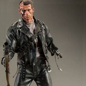 T-800 Battle Damaged (Sideshow) (studio)