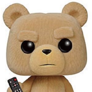 Ted With TV Remote Flocked Pop! Vinyl (SDCC 2015)