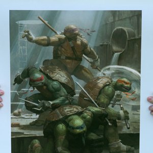 Teenage Mutant Ninja Turtles Art Print (Paolo Rivera)