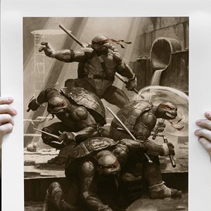 Teenage Mutant Ninja Turtles Classic Art Print (Paolo Rivera)