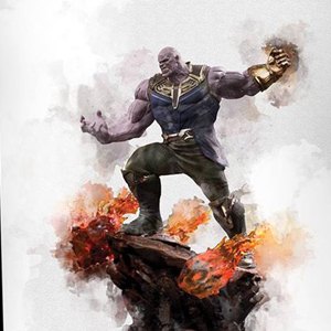 Thanos Battle Diorama (Iron Studios)