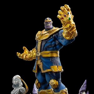 Thanos Infinity Gauntlet Battle Diorama Deluxe