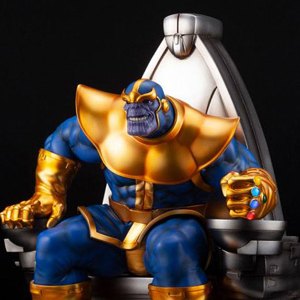 Thanos On Space Throne Fine Art