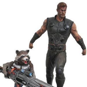 Thor And Rocket Raccoon Premier Collection