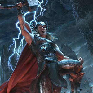 Thor Breaker Of Brimstone Art Print (Jerry Vanderstelt)