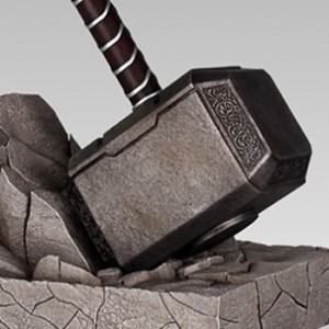 Thor Hammer Bookend (studio)