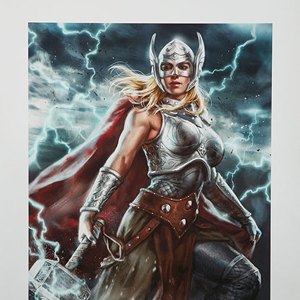 Thor Jane Foster Art Print (Ian MacDonald)