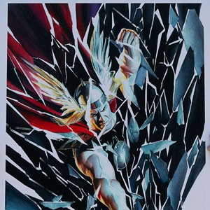 Thor Shattered Art Print (Alex Ross)