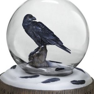 Three-eyed Raven Snow Globe