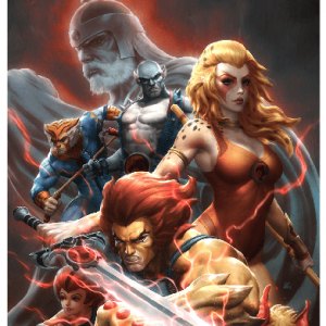 Thunder, Thunder, Thundercats! Art Print (Kendrick Lim)