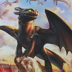 Toothless And Dragons Of Berk Art Print (Ian MacDonald)