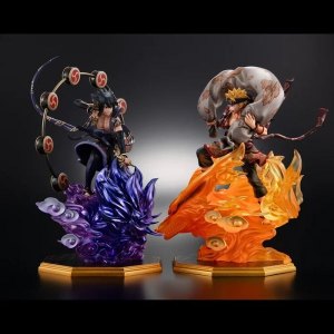 Naruto Uzumaki Wind God & Sasuke Uchiha Thunder God Precious G.E.M. Series