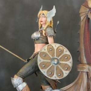 Valkyrie With Boat (studio)