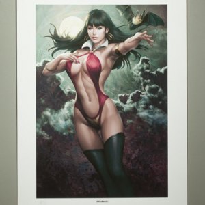 Vampirella Blood Moon Prophecy Art Print (Stanley Lau)