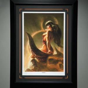 Vampirella The Bloodletting Art Print Framed (Fabian Schlaga)