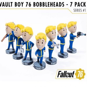 Vault-Tec Vault Boys Bobbleheads Series 1 7-PACK