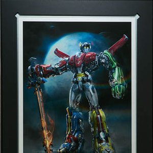 Voltron Defender Of Universe Art Print Framed (Josh Nizzi)