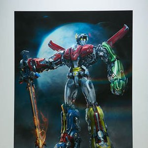 Voltron Defender Of Universe Art Print (Josh Nizzi)