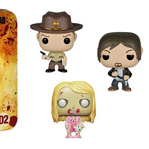 Daryl, Sheriff & Teddy Bear Walker Pop! Pocket 3-PACK