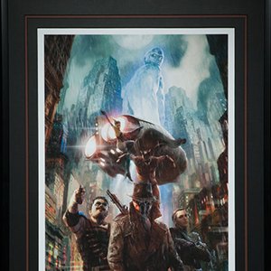 Who Watches The Watchmen Art Print Framed (Jon Foster)