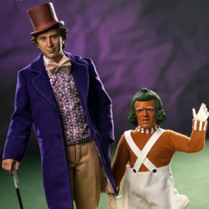 Willy Wonka (Chocolate Man) & Oompa-Loompa (Chocolate Man Dwarf) 2-SET