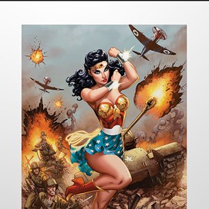 Wonder Woman #750 WWII Art Print (J. Scott Campbell)