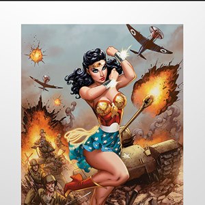 Wonder Woman #750 WWII Art Print (J. Scott Campbell)