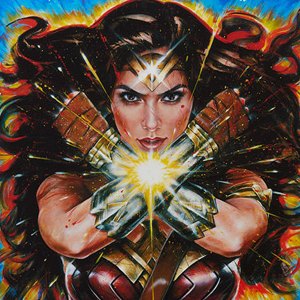 Wonder Woman Art Print (Olivia De Berardinis)