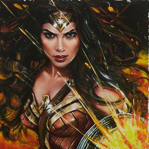 Wonder Woman Diana Of Themyscira Art Print (Olivia De Berardinis)