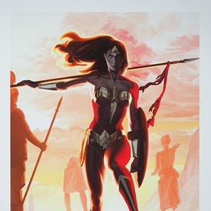 Wonder Woman Justice League Trinity Art Print (Kris Anka)