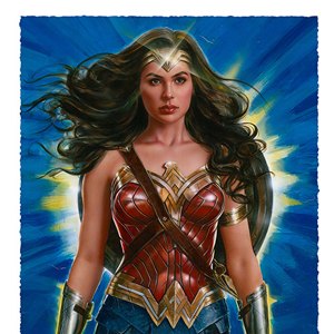 Wonder Woman Lasso Of Truth Art Print (Olivia De Berardinis)