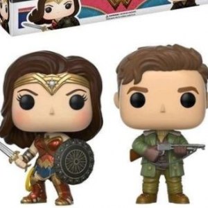 Wonder Woman & Steve Trevor Pop! Vinyl 2-PACK