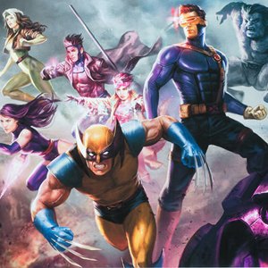 X-Men Blue Team Art Print Framed (Anthony Francisco And Ian MacDonald)