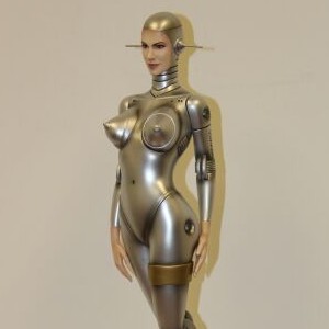 Sexy Robot #002 Human Face (Hajime Sorayama)