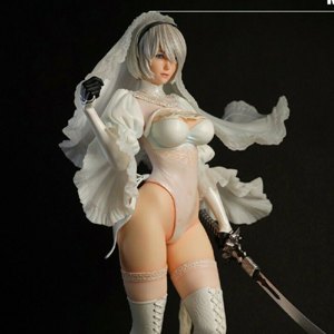 YoRHa 2B White Wedding Dress