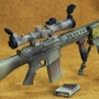 MK11 MOD0 Rifle Sniper Version Camouflage (studio)