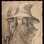 Hobbit: Gandalf The Grey Portrait Art Print