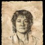 Hobbit: Bilbo Baggins Portrait Art Print